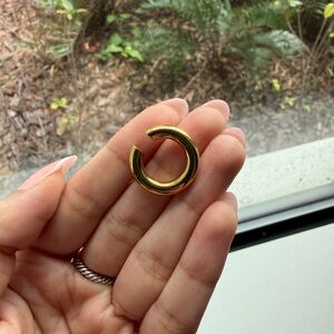 Stainless Steel Gold Ear Cuff